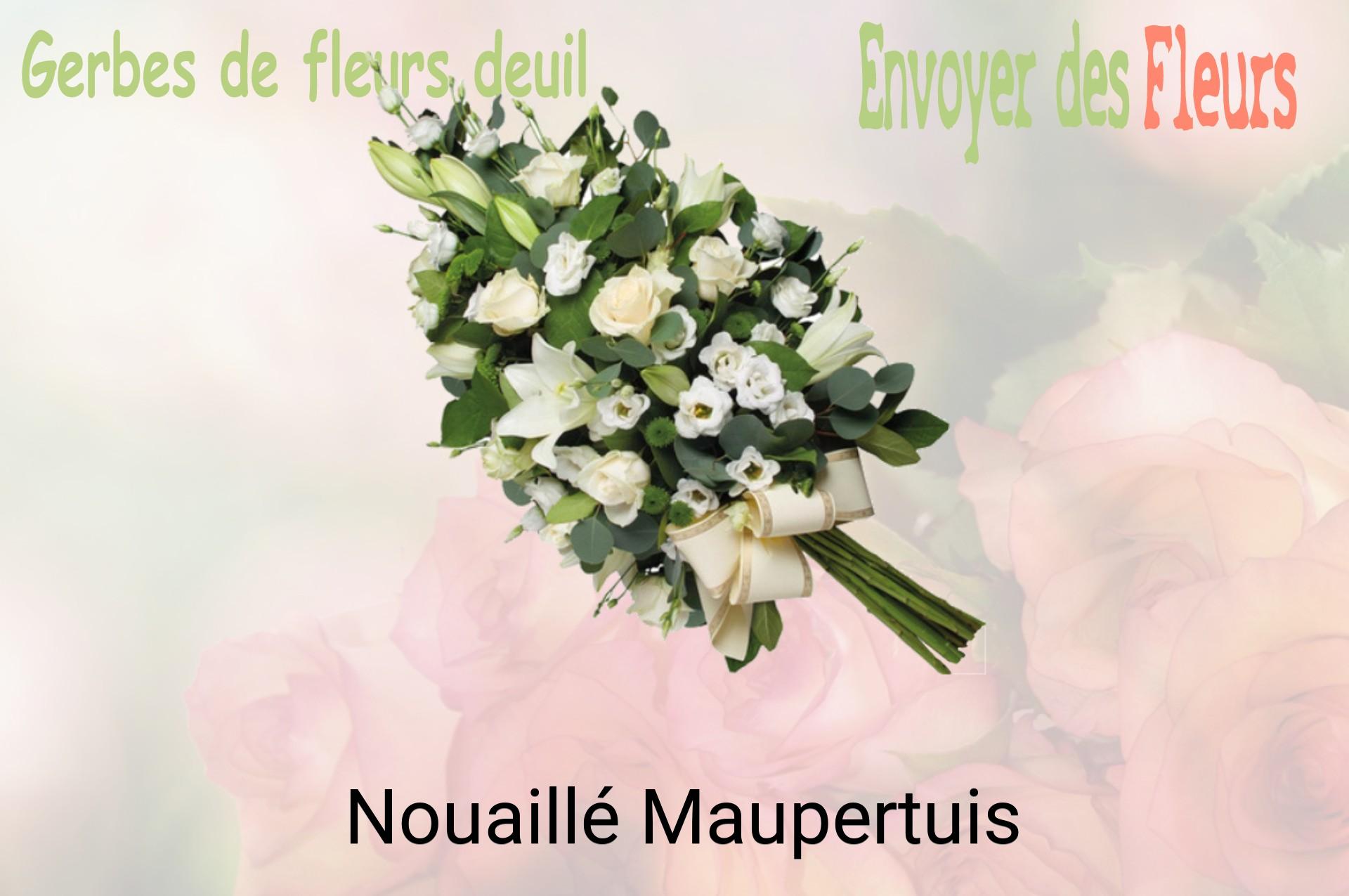 Gerbe de fleurs de deuil livrée à Nouaillé-Maupertuis