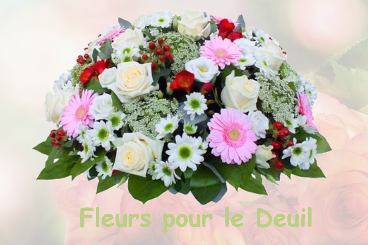 fleurs deuil NOUAILLE-MAUPERTUIS